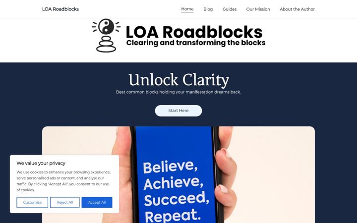 Screenshot of loaroadblocks.com