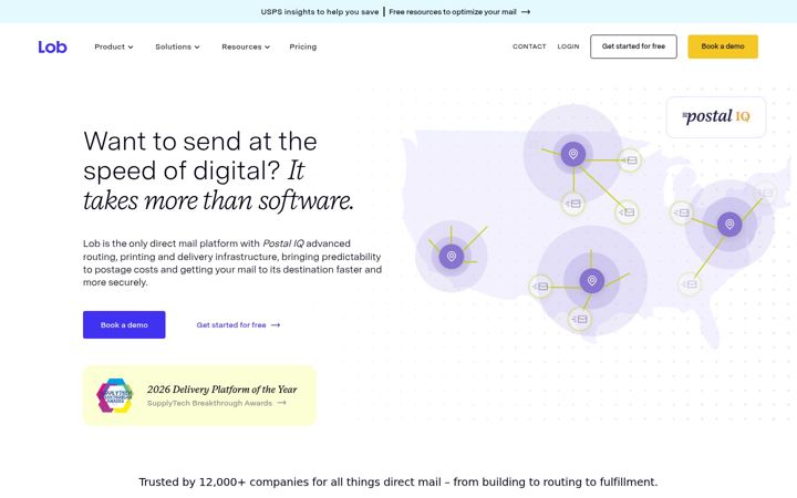 Screenshot of lob.com