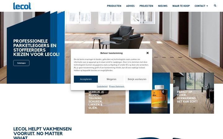 Screenshot of loba.nl