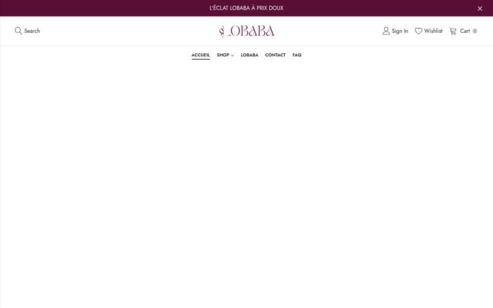 Screenshot of lobaba.com