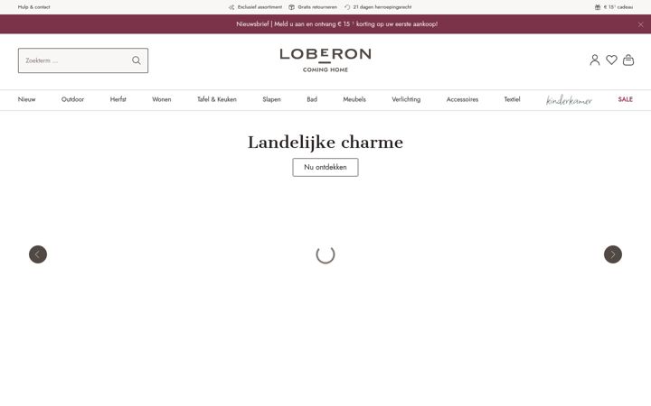 Screenshot of loberon.nl