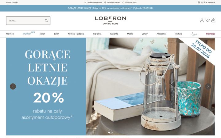 Screenshot of loberon.pl