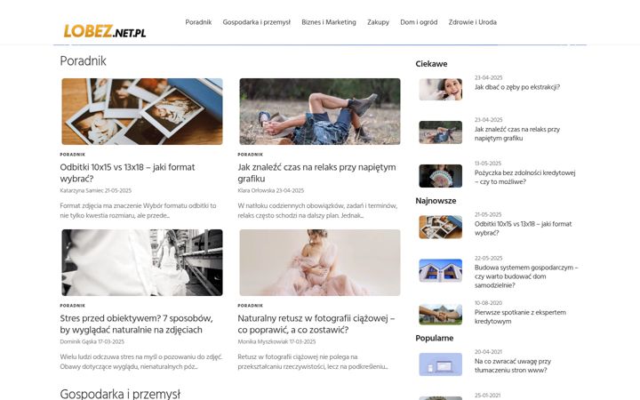 Screenshot of lobez.net.pl