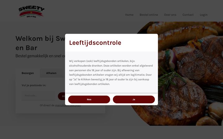Screenshot of lobibbq.nl