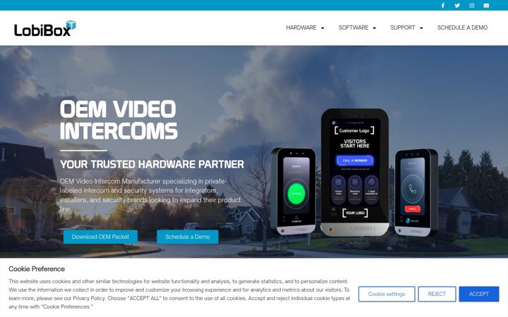 Screenshot of lobibox.com