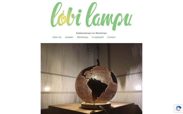 Screenshot of lobilampu.nl