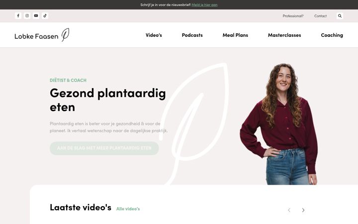 Screenshot of lobkefaasen.nl