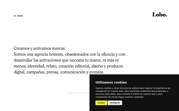 Screenshot of loboagenciadigital.com