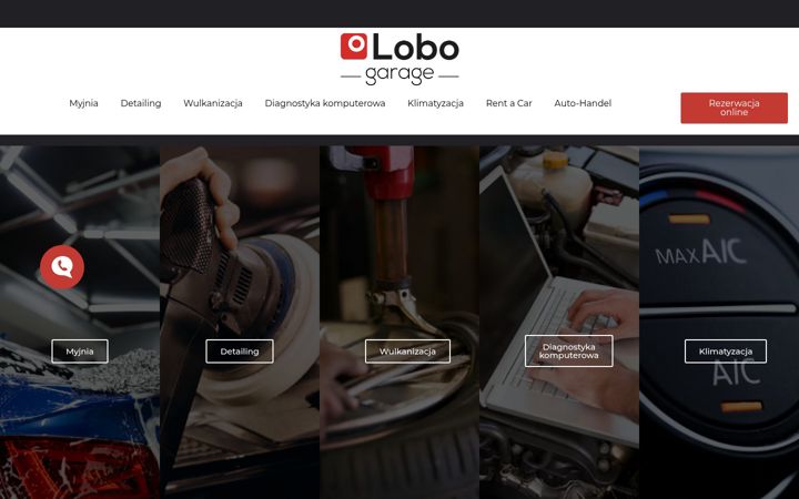 Screenshot of lobogarage.pl