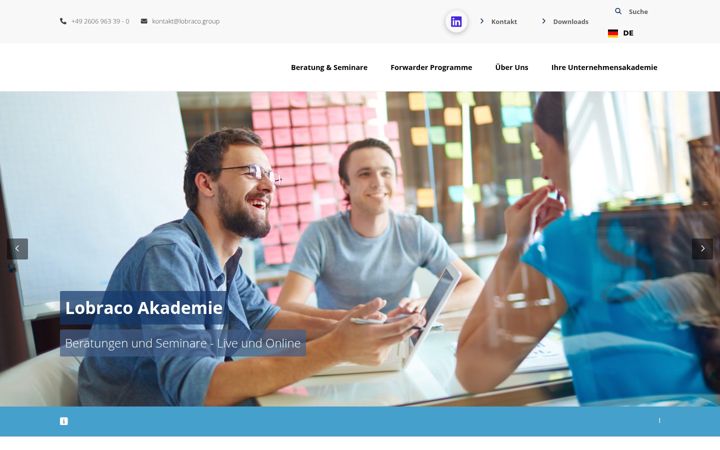 Screenshot of lobraco.eu