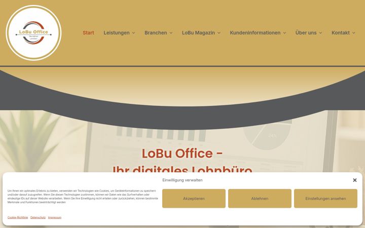 Screenshot of lobu-office.de