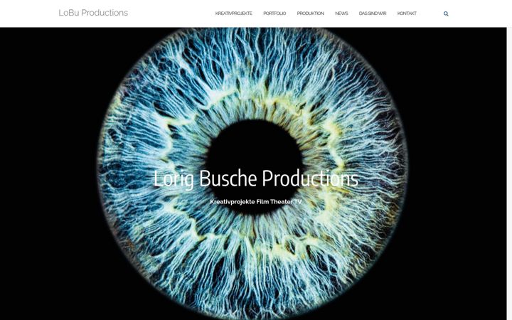 Screenshot of lobuproductions.com