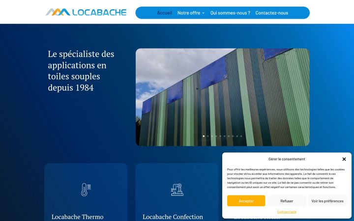 Screenshot of locabache.fr