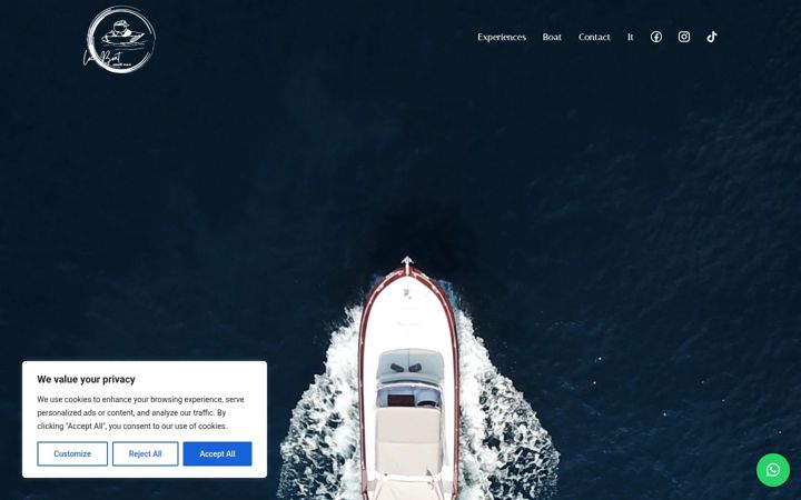 Screenshot of locaboatamalficoast.it