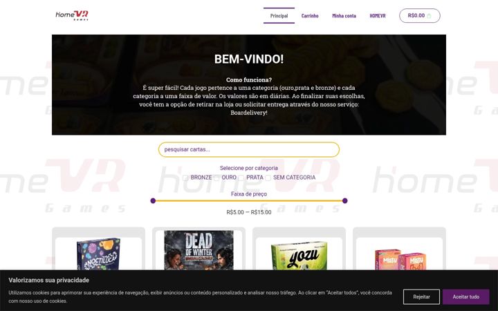 Screenshot of locadorahomevr.com.br