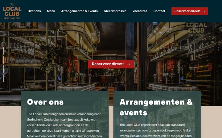 Snímek obrazovky local-club.nl