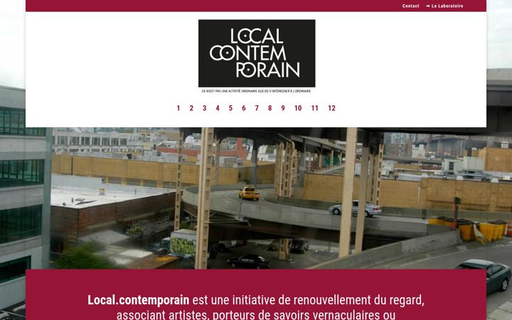 Screenshot of local-contemporain.net
