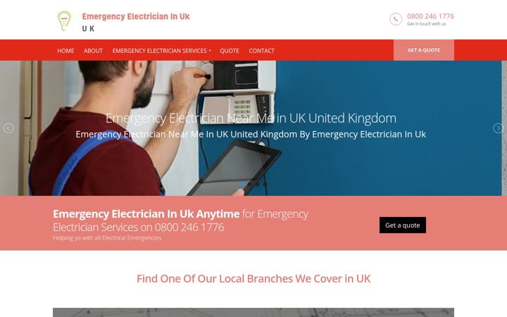Screenshot of local-emergency-electrician-in-the-uk.co.uk