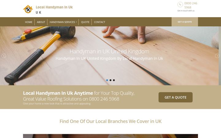 Screenshot of local-handyman-in-uk.co.uk