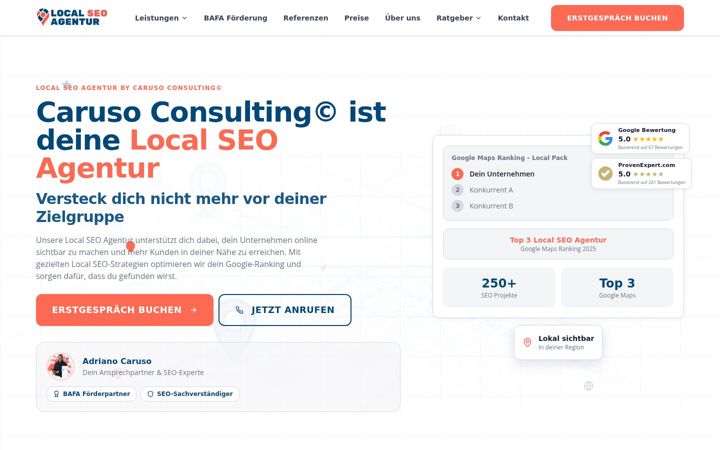 Screenshot of local-seo-agentur.de