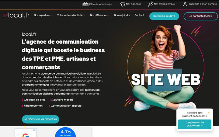 Screenshot of local.fr