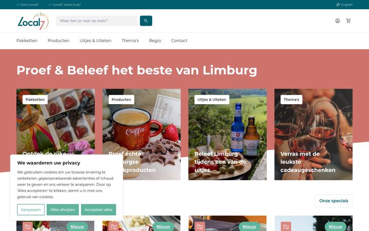 Screenshot of local7.nl