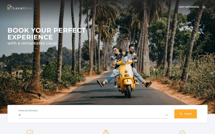 Screenshot of localbini.com