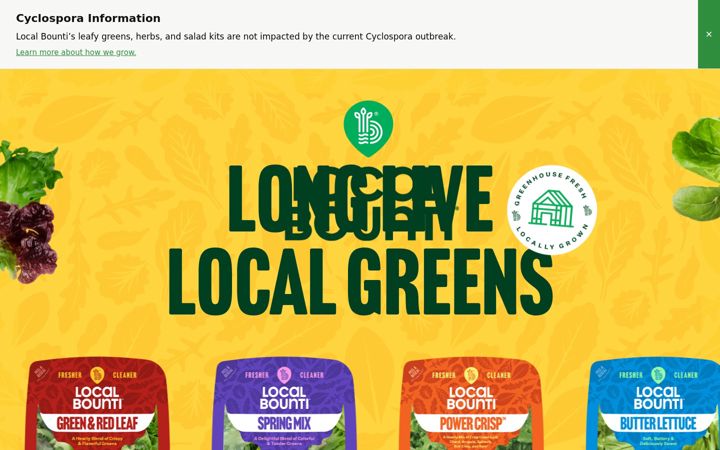 Screenshot of localbounti.com