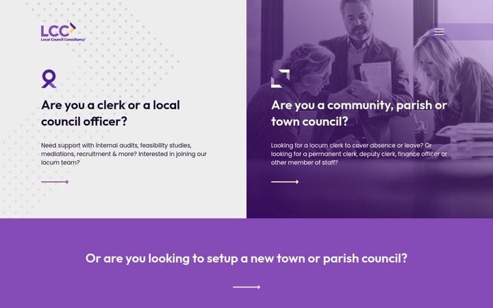 Screenshot of localcouncilconsultancy.co.uk