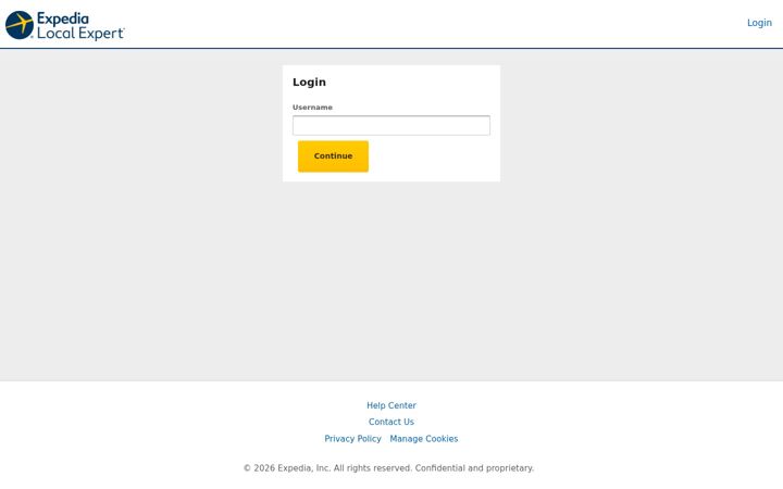 Screenshot of localexpertpartnercentral.com
