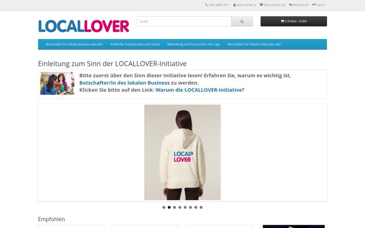 Screenshot of localfan.de