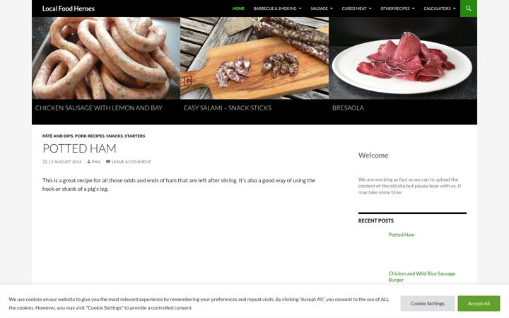 Screenshot of localfoodheroes.com