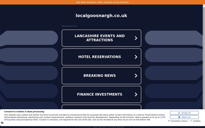 Screenshot of localgoosnargh.co.uk