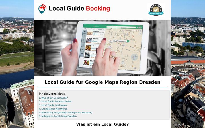 Screenshot of localguidebooking.com