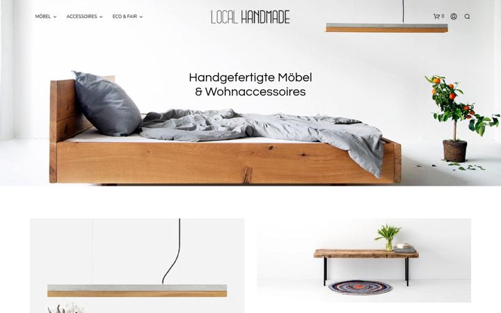 Screenshot of localhandmade.de