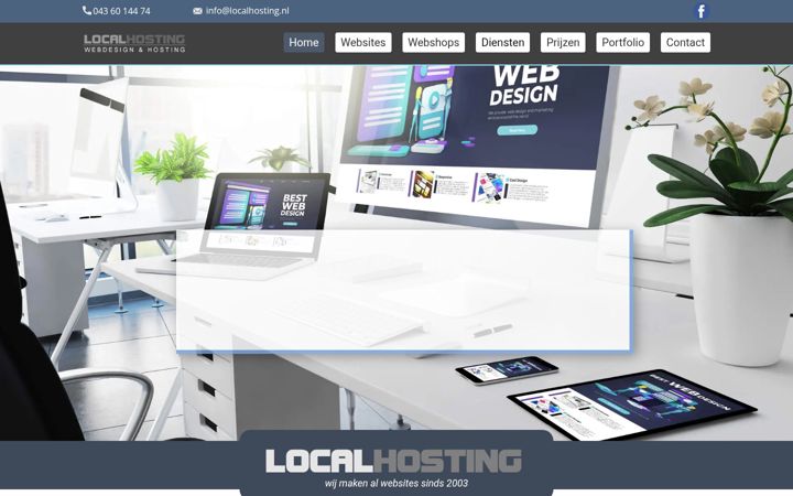 Screenshot of localhosting.nl