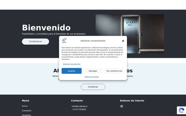 Screenshot of localhub.es