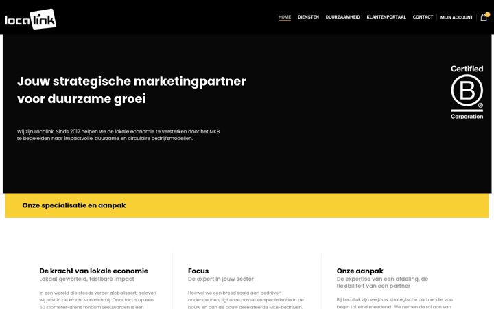 Screenshot of localink.nl