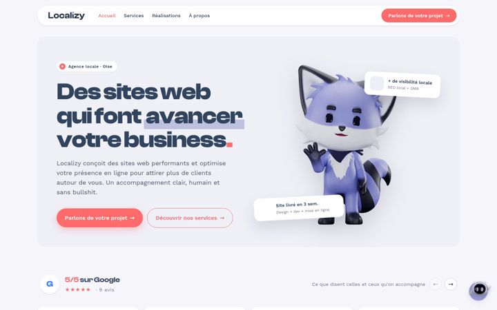 Screenshot of localizy.fr