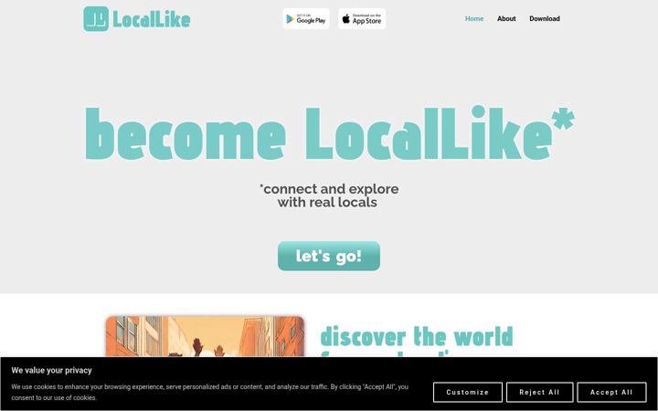 Screenshot of locallike.de