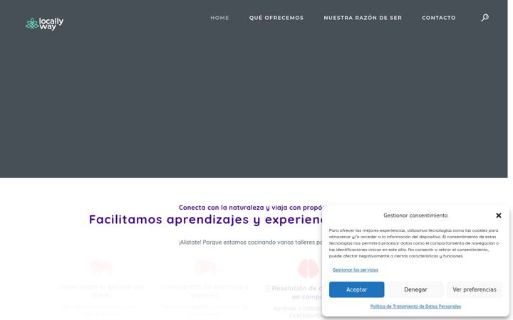 Screenshot of locallyway.com