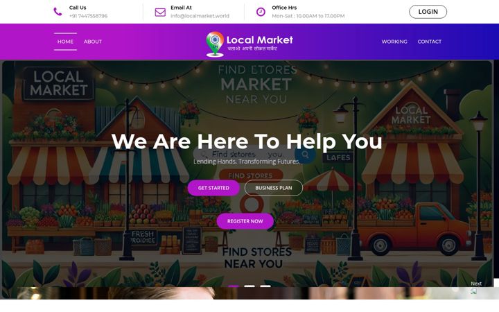 Screenshot of localmarket.world