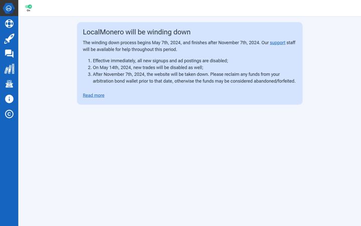 Screenshot of localmonero.co