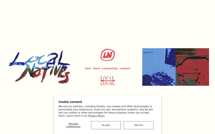 Screenshot of localnatives.com