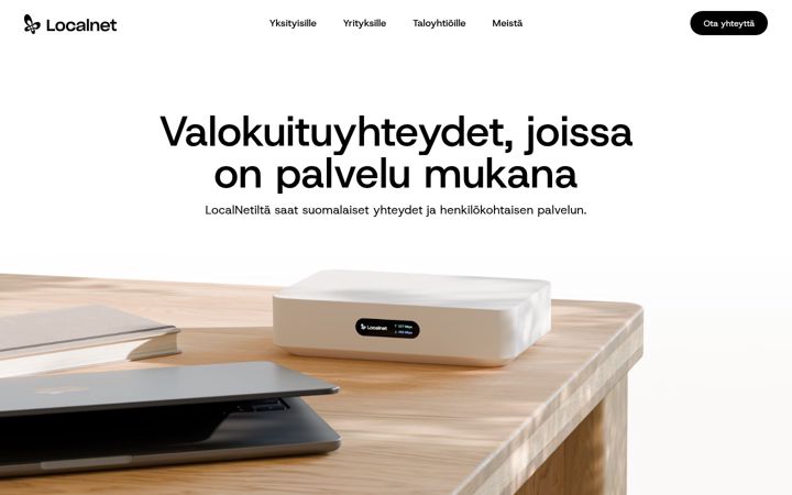 Screenshot of localnet.fi