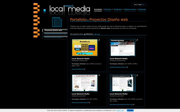 Screenshot of localnetworkmedia.com