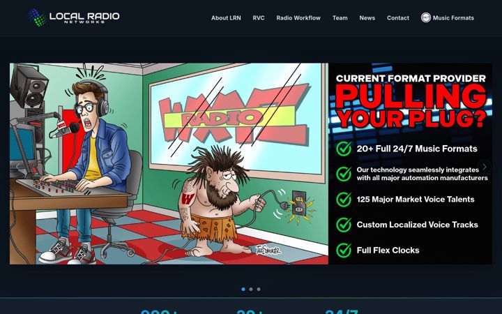 Screenshot of localradionetworks.com