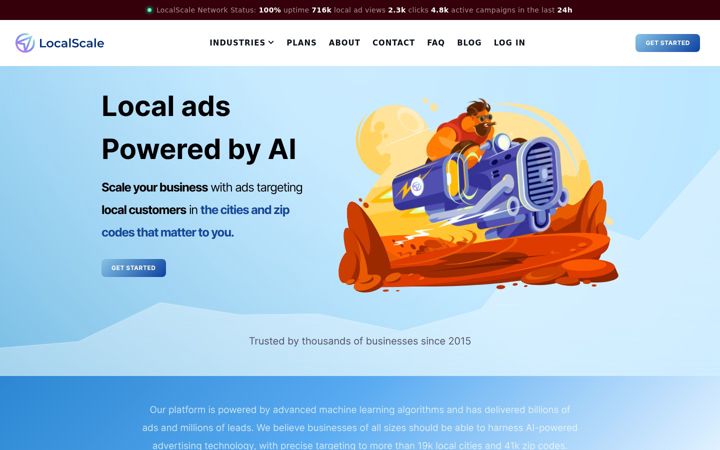 Screenshot of localscale.com