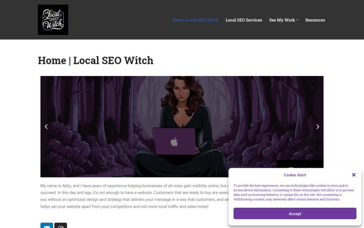 Screenshot of localseowitch.com