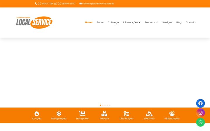 Screenshot of localservice.com.br